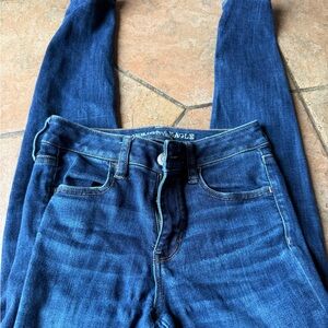American Eagle Outfitters Blue Skinny Jeans